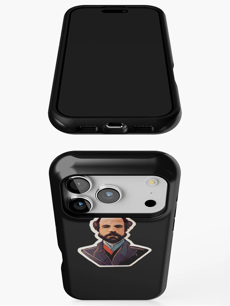 Thumbnail 3 of 4, iPhone Case, Henry George Sticker designed and sold by selfreference2.