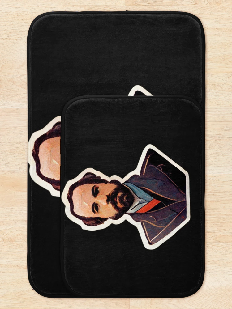 Thumbnail 5 of 6, Bath Mat, Henry George Sticker designed and sold by selfreference2.