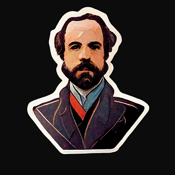 Artwork thumbnail, Henry George Sticker by selfreference2