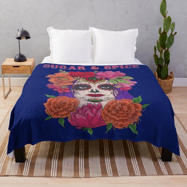 Item preview, Spice Flower Floral Sugar Bone Souls Day Muertos Day Dead designed and sold by BigSize.