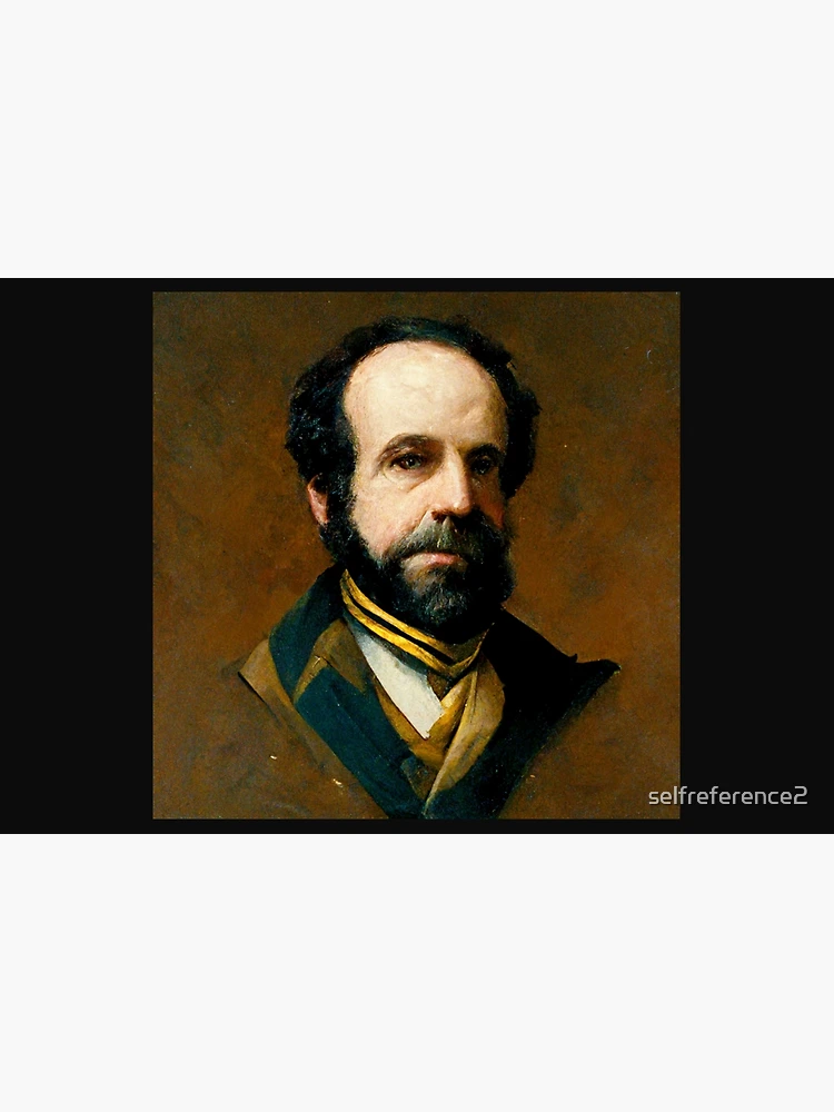 Thumbnail 6 of 6, Bath Mat, Henry George Portrait designed and sold by selfreference2.