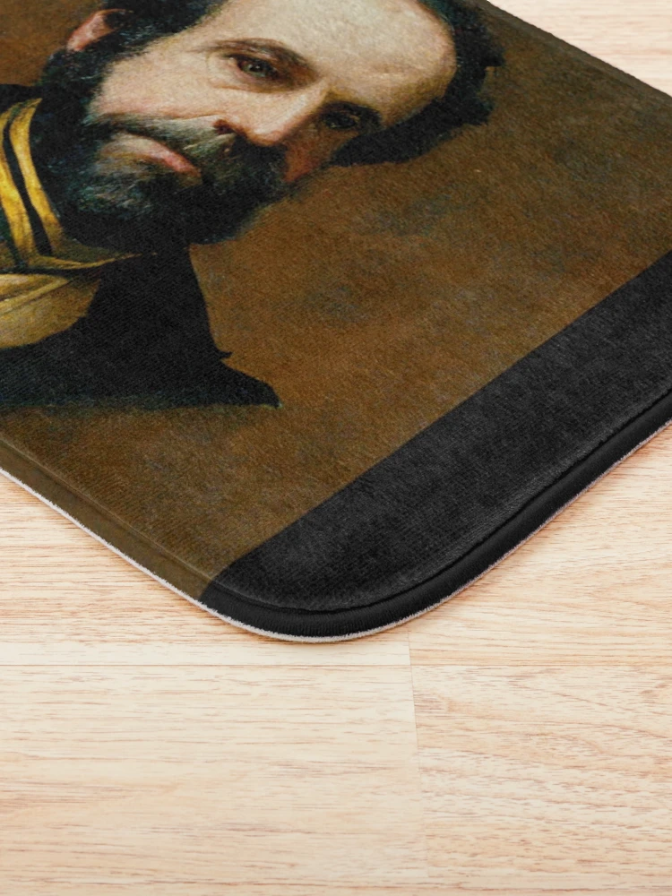Thumbnail 3 of 6, Bath Mat, Henry George Portrait designed and sold by selfreference2.