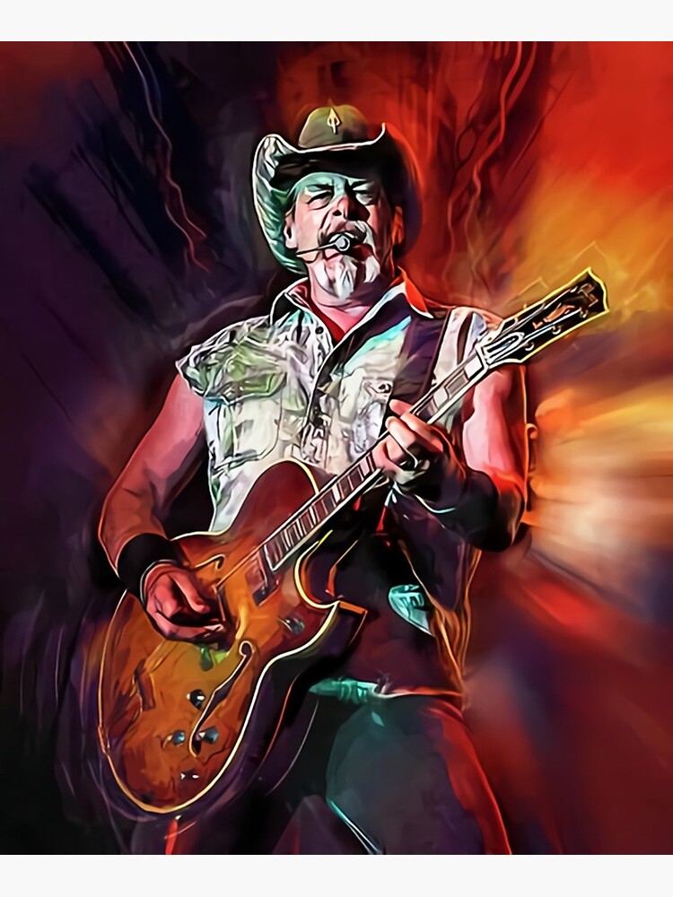 &ldquo;Ted Nugent Fan Art&rdquo; Poster for Sale by hamilbundh | Redbubble