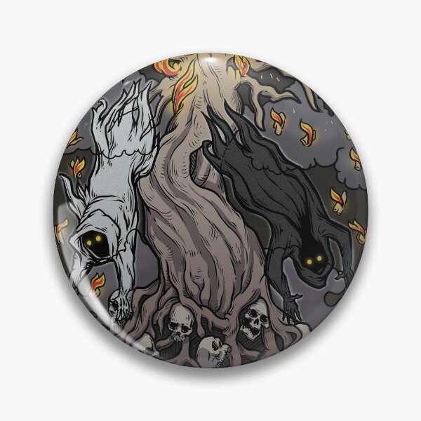 Item preview, The Tower Tarot Card Terror Tarot Edition Spooky Halloween Ghosts & Twisted Tree designed and sold by TheGhoulishGarb.