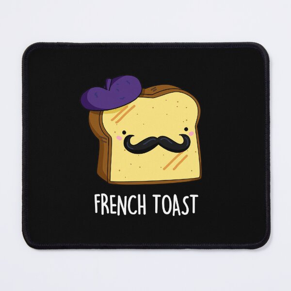 Item preview, French Toast Funny Bread Puns (Dark BG) designed and sold by punnybone.