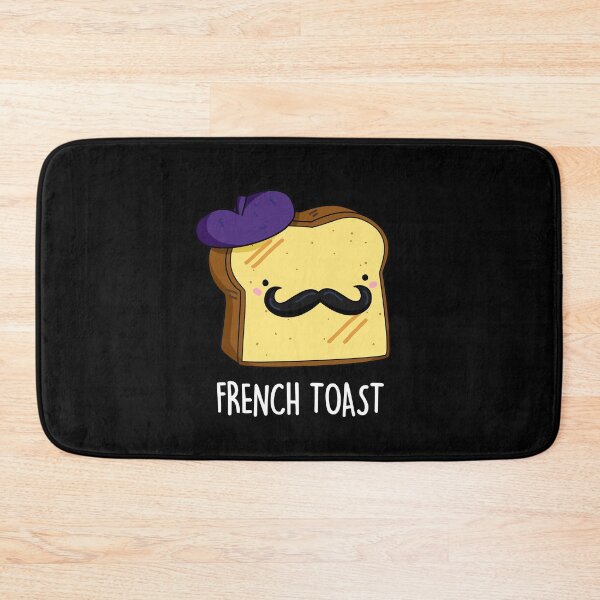 Item preview, French Toast Funny Bread Puns (Dark BG) designed and sold by punnybone.