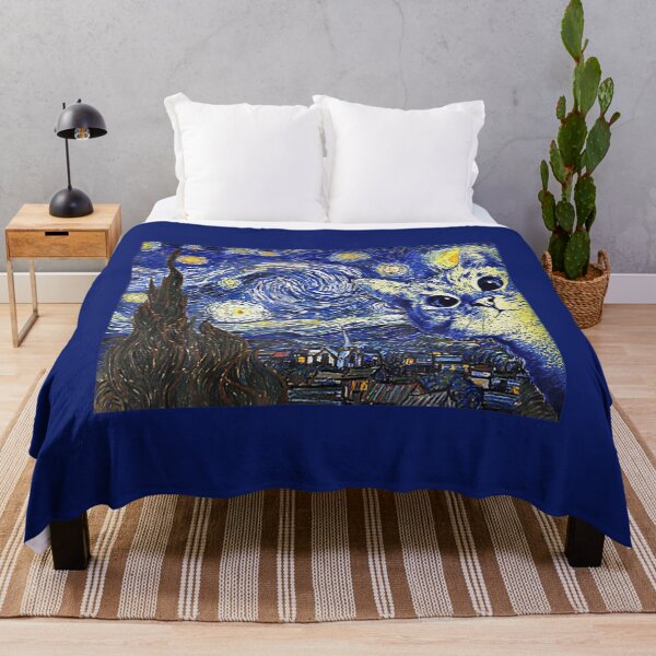 Item preview, Starry Night Cat Van Gogh Cat Cat Lover Cat Mom designed and sold by BigSize.