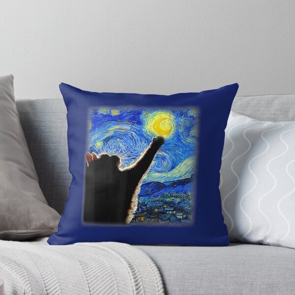 Item preview, Starry Night Cat, Van Gogh Cat, Cat Lover, Cat Mom, Cat Dad designed and sold by BigSize.