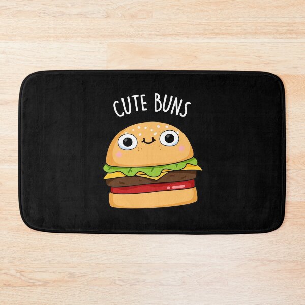 Item preview, Cute Buns Funny Burger Puns  (Dark BG) designed and sold by punnybone.