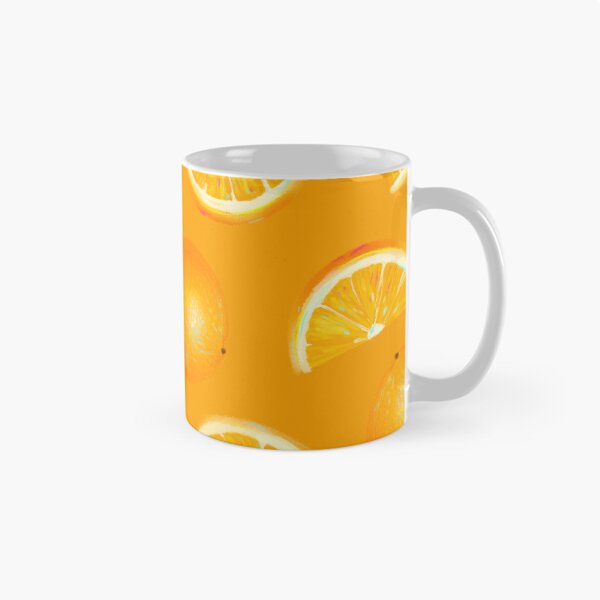Aperçu de l'œuvre Motif d'agrumes orange d'été piquant créée et vendue par ECMazurDesign.