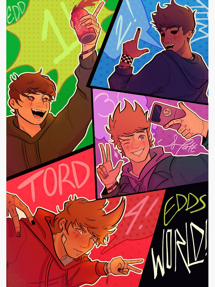 tom × matt  Cartoon styles, Eddsworld comics, Edd