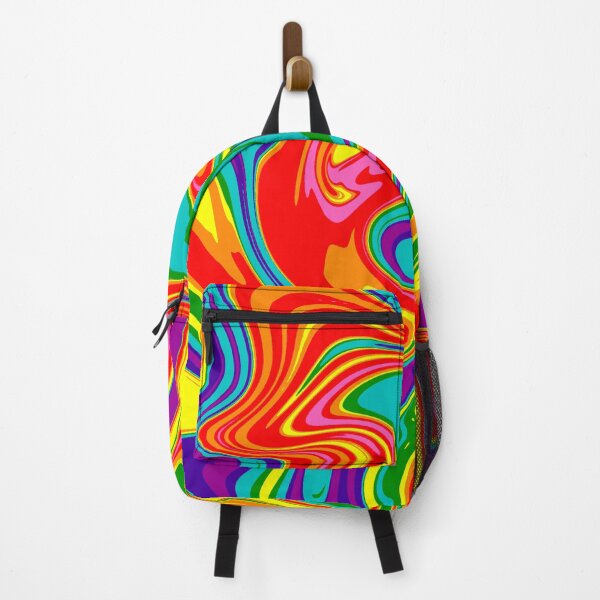 Item preview, gilbert baker pride flag swirl designed and sold by dangerousfrog.