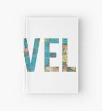 travel world map Hardcover Journal