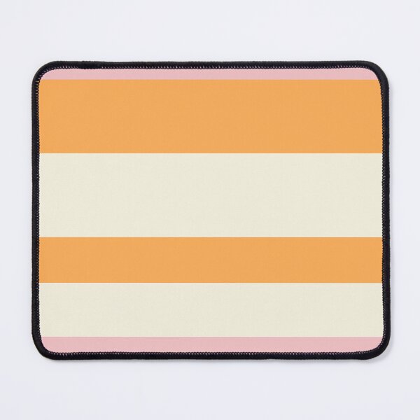 Item preview, Summer Vibes Happy Stripes in Pink Orange and White designed and sold by ECMazurDesign.