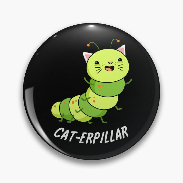 Item preview, Cat-erpillar Funny Caterpillar Puns (Dark BG) designed and sold by punnybone.
