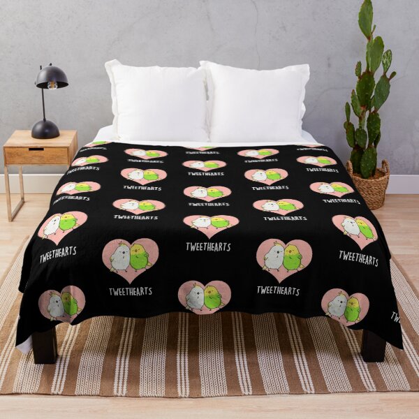 Item preview, Tweethearts Funny Love Birds Puns (Dark BG) designed and sold by punnybone.
