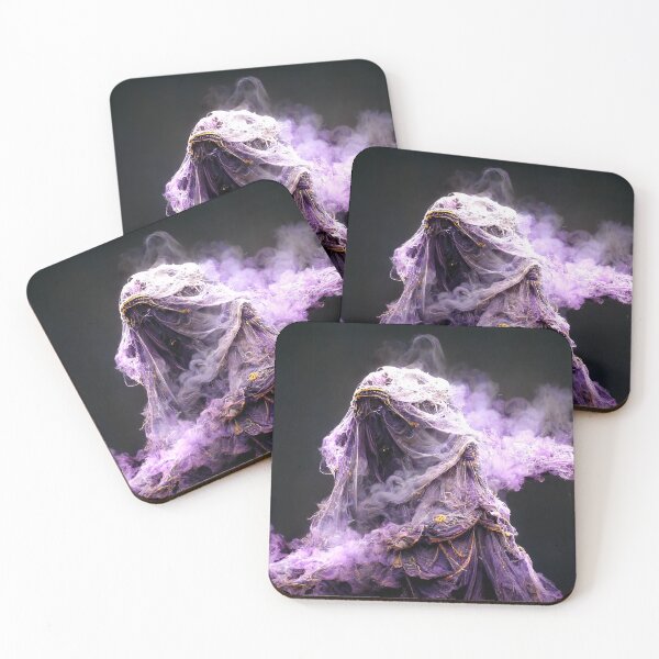 Item preview, Goddess Whirling Purple Smoke Midjuorney  designed and sold by AICustomArt ⭐⭐⭐⭐⭐.