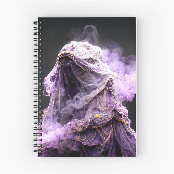 Item preview, Goddess Whirling Purple Smoke Midjuorney  designed and sold by AICustomArt ⭐⭐⭐⭐⭐.