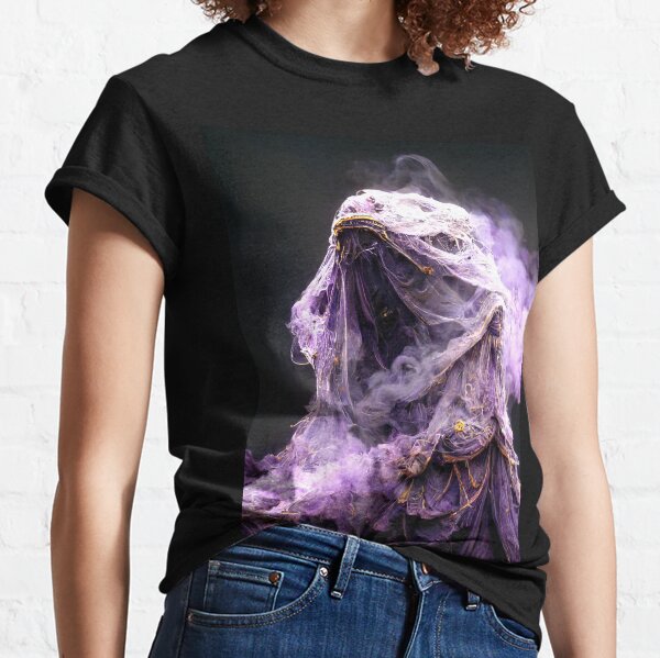 Item preview, Goddess Whirling Purple Smoke Midjuorney  designed and sold by AICustomArt ⭐⭐⭐⭐⭐.