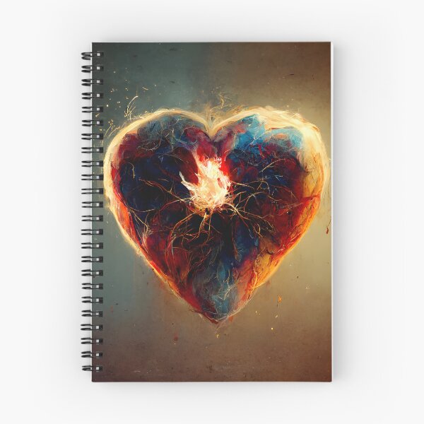 Item preview, Glowing Heart designed and sold by Foodcolored.