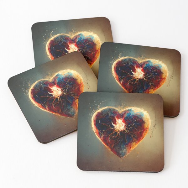 Item preview, Glowing Heart designed and sold by Foodcolored.