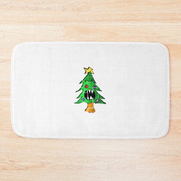Item preview, Evil Christmas tree tile art  designed and sold by Coffeemerc117.