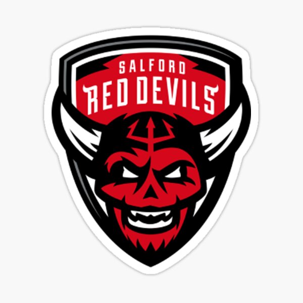 Salford Red Devils Sticker For Sale By Ellardcedric Redbubble 