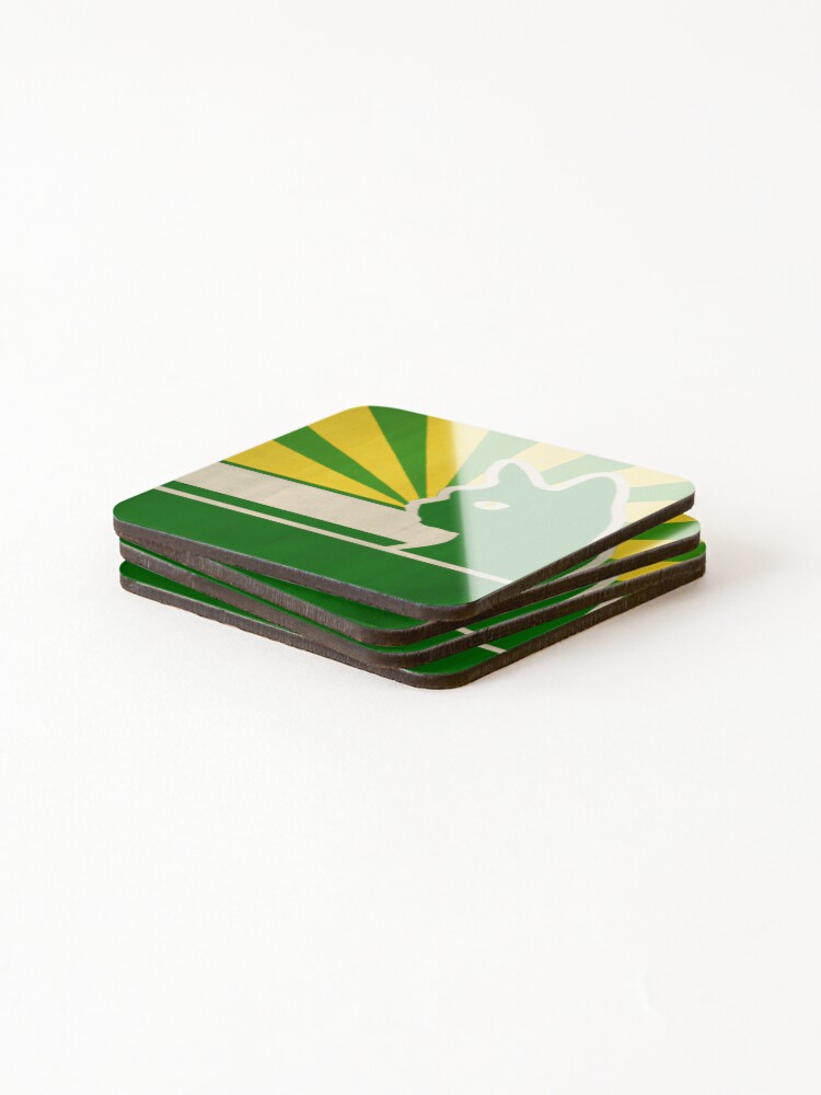 Thumbnail 4 of 5, Coasters (Set of 4), Progressive Cat Symbol designed and sold by selfreference2.