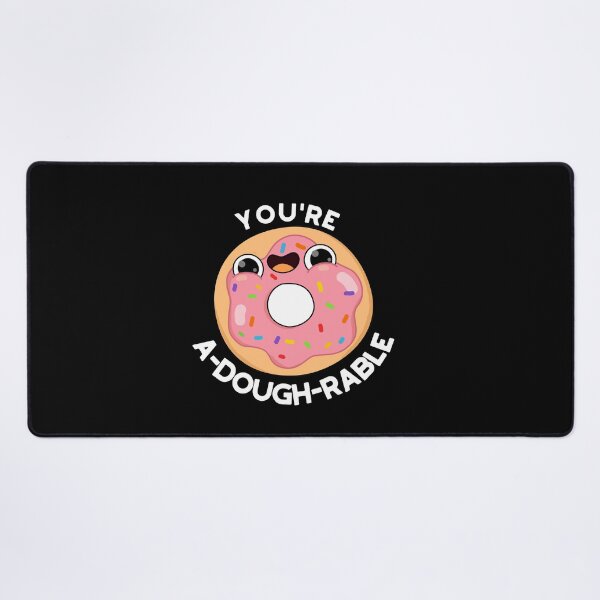 Item preview, You're A-Dough-Rable Funny Donut Puns (Dark BG) designed and sold by punnybone.