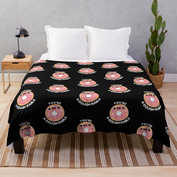 Item preview, You're A-Dough-Rable Funny Donut Puns (Dark BG) designed and sold by punnybone.