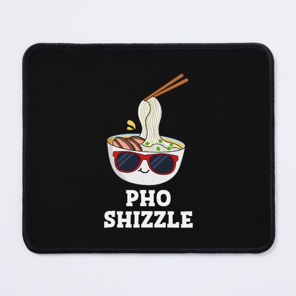 Item preview, Pho Shizzle Funny Noodle Puns (Dark BG) designed and sold by punnybone.