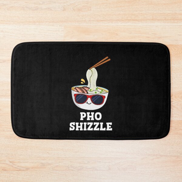 Item preview, Pho Shizzle Funny Noodle Puns (Dark BG) designed and sold by punnybone.
