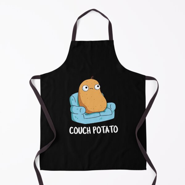 Item preview, Couch Potato Funny Potato Puns (Dark BG) designed and sold by punnybone.