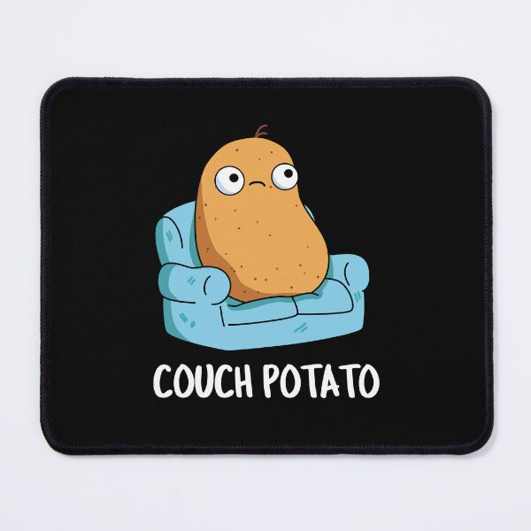 Item preview, Couch Potato Funny Potato Puns (Dark BG) designed and sold by punnybone.