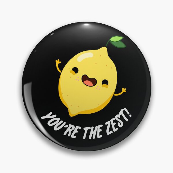 Item preview, You're The Zest Funny Lemon Puns (Dark BG) designed and sold by punnybone.