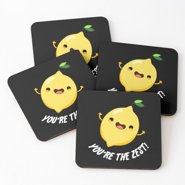 Item preview, You're The Zest Funny Lemon Puns (Dark BG) designed and sold by punnybone.