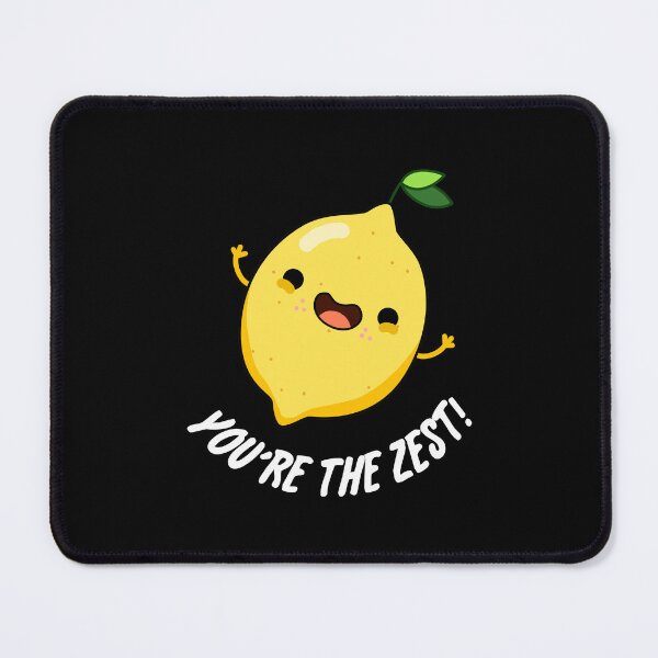 Item preview, You're The Zest Funny Lemon Puns (Dark BG) designed and sold by punnybone.