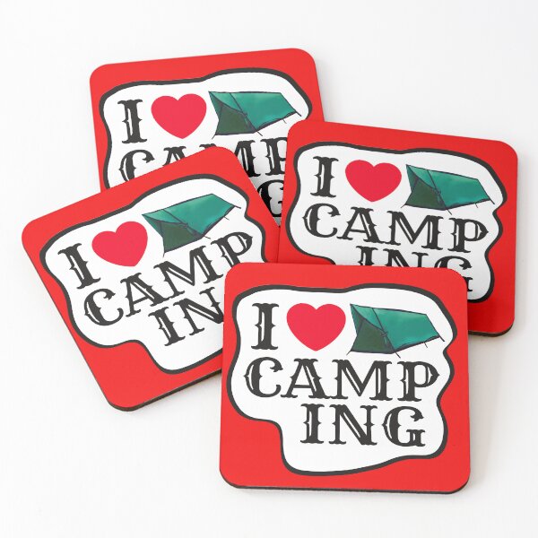 Item preview, I Love Camping I Heart Camping designed and sold by CampK80.