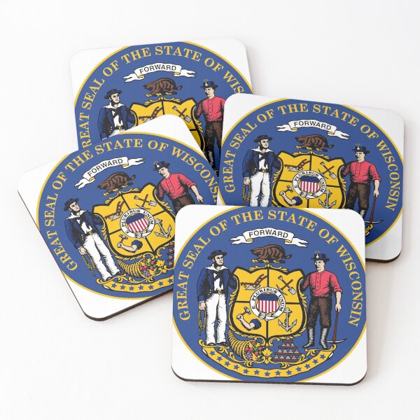 Item preview, Wisconsin State Seal designed and sold by MUZA9.