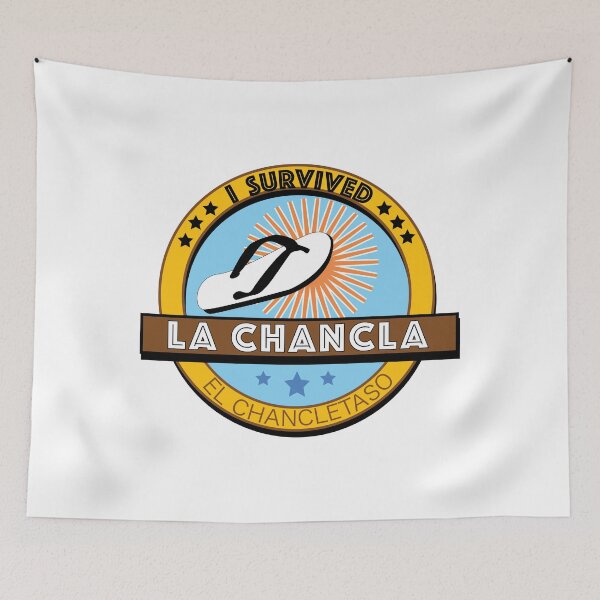 Item preview, I survived La Chancla - Funny Mexican Design designed and sold by estudio3e.