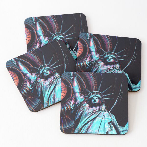 Item preview, Glitchcore Statue Of Liberty designed and sold by Zestpond.