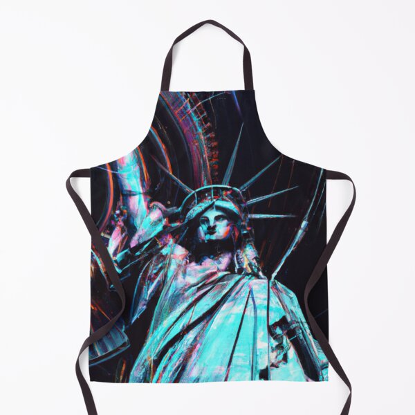 Item preview, Glitchcore Statue Of Liberty designed and sold by Zestpond.