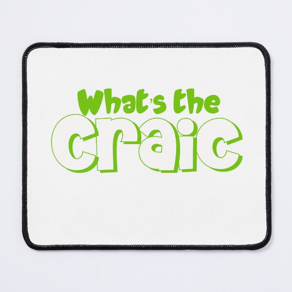 Item preview, What’s the Craic in green designed and sold by Haiii-Designs.