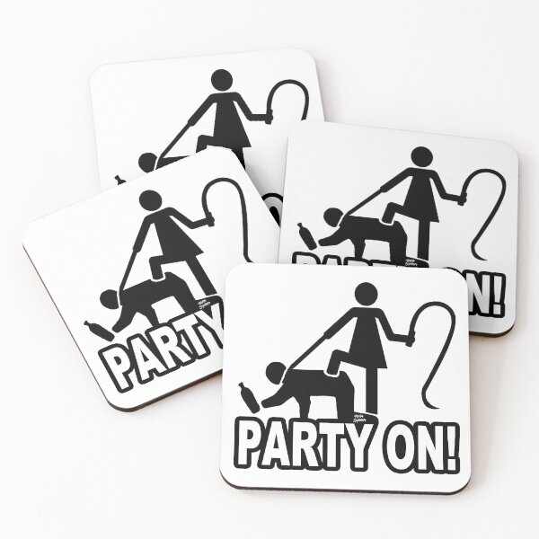 Item preview, Party On; designed and sold by StickerApe.