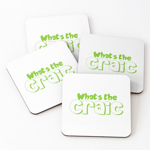 Item preview, What’s the Craic in green designed and sold by Haiii-Designs.