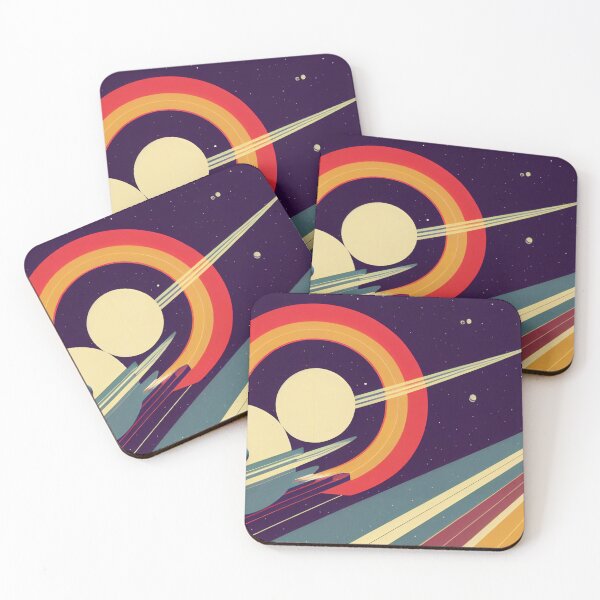 Item preview, Race Around Saturn Vintage Travel Design designed and sold by Organic Creeps.