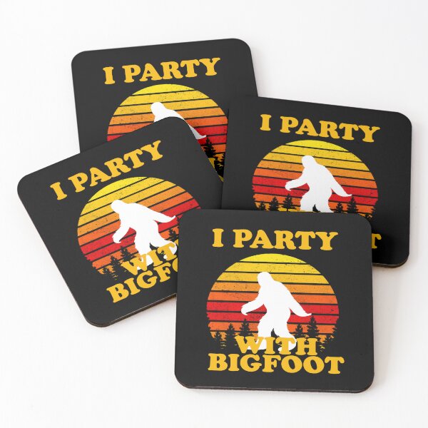 Item preview, I Party With Bigfoot Funny Bigfoot Design designed and sold by narekmug.