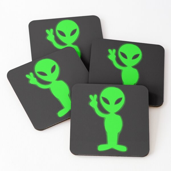 Item preview, Glow in the dark Alien t shirt designed and sold by MehdiMajd.