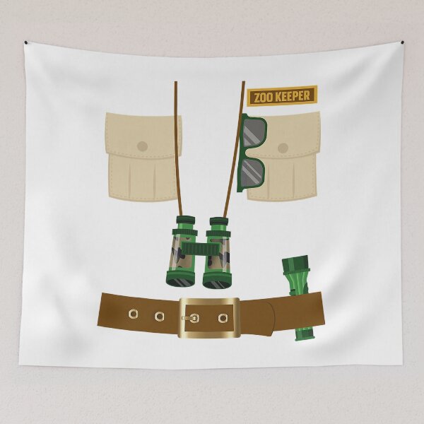 Item preview, Zoo Keeper Halloween Costume Jungle Safari Explorer designed and sold by Bemumd-art.