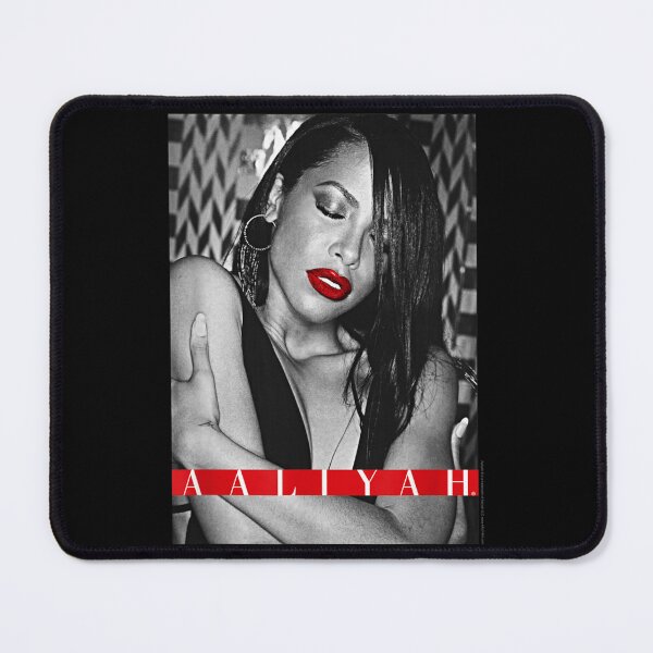Item preview, Aáliyáh Red Lips with Red Type Block designed and sold by BENJAMINWADDELL.